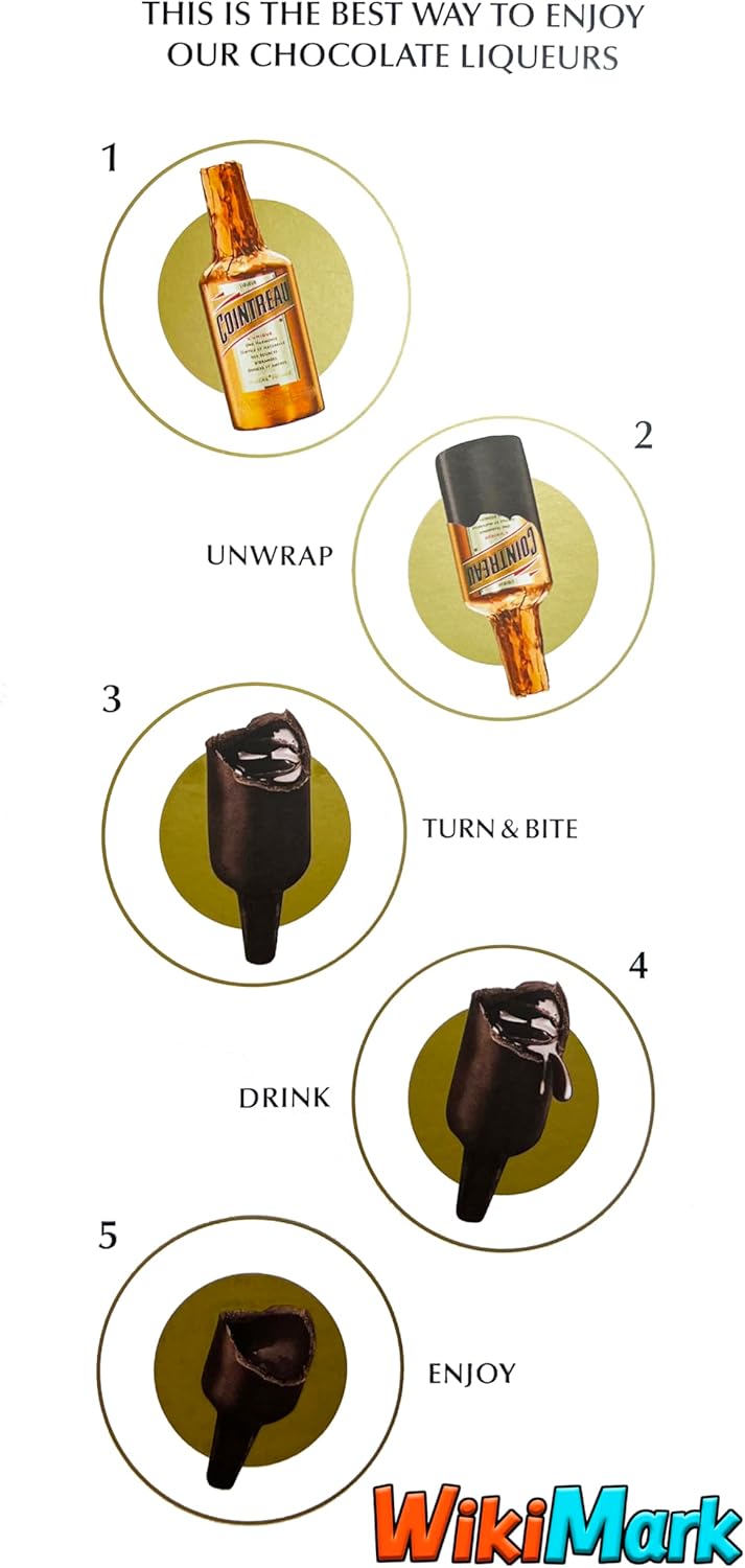 Anthon Berg - Botellitas de Chocolate Rellenas de Licores Originales. 64 Botellas - 1 Kg. Nueva Edición 2025.