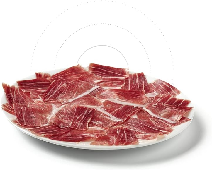 Lote Jamón Navidul Paleta de Cebo Ibérica 4,5-5 Kg + 1 Presa de Lomo Curada Duroc + 1 Lata de aceite La Chinata - Caja lote con Ruedas WikiMark